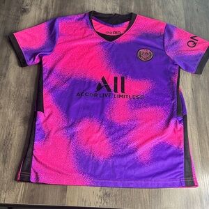 Paris Saint Germain Soccer/Futbol Jersey - Messi (30), Pink/Purple